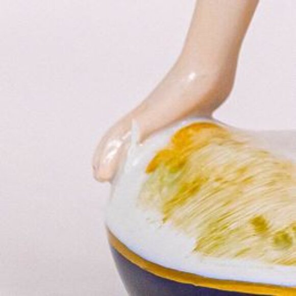 Antique Royal Dux Porcelain Figure - Nude with Red hair - Figure # 711 - Picture 10 of 10